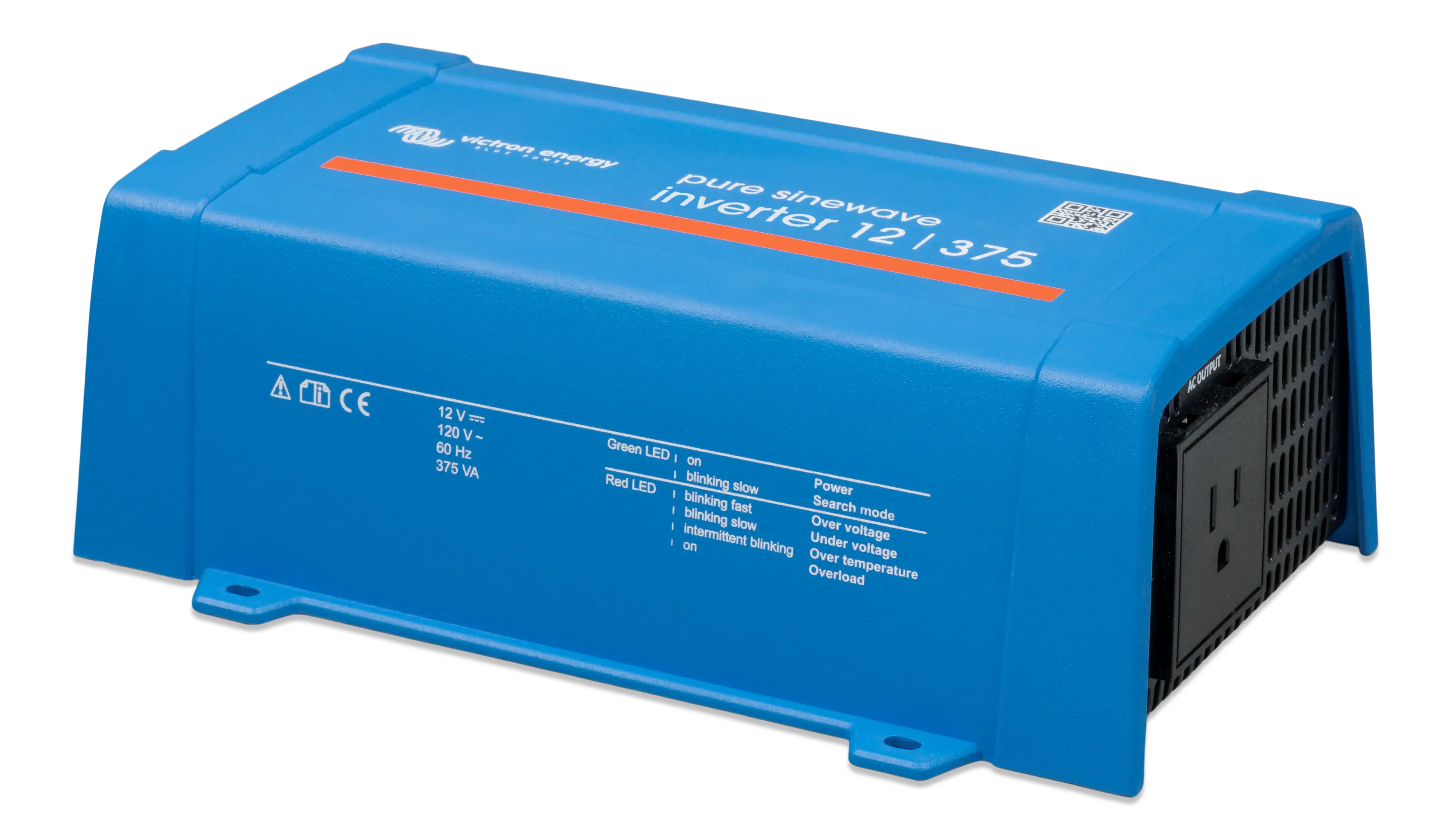 Inverter 12V 375VA 120V VE.Direct NEMA 5-15R (left) thumbnail